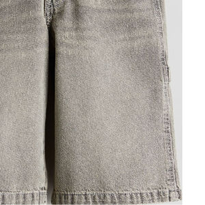 Pantalones cortos de mezclilla de verano para hombre de alta calidad High Street Vintage Loose Fit Distressed Washed Men Denim Shorts OEM personalizado - Product Image 6