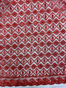 Tela Acrílica Mono Net, Duradera, Marca Neeta Creation, Tela para Vestidos de Fantasía, Informales, Estilo Indio y Pakistaní, 126 Dipu - Product Image 4