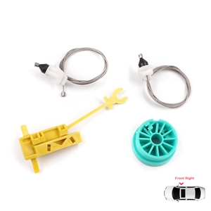 Juego de reparación de regulador de ventana Manual BWR5567 puerta delantera derecha para Ducato MK2 230 244 Boxer Jumper Relay 1994-2006 Bross Auto Parts - Product Image 1