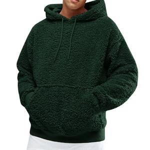 New Arrival Customized <b>Sherpa</b> <b>Fleece</b> Hoodie Sweatshirts Heavyweight Thick Fur Pullover Hoodies for <b>Men's</b> Made By Dikson Sports - Product Image 1