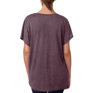 Camiseta lisa con cuello redondo y Media manga para mujer, camisetas holgadas para mujer - Product Image 6