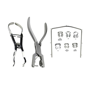 Juego de Pinzas de Goma para Dique Dental de Acero Inoxidable para Periodoncia con Placa, Equipo Quirúrgico Dental Profesional, Kit de Dique de Goma - Product Image 5