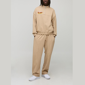 Ensemble survêtement pour homme, best-seller, personnalisable, imprimé, streetwear, poids moyen, chaud, ample, coupe ample, 2 pièces - Product Image 1