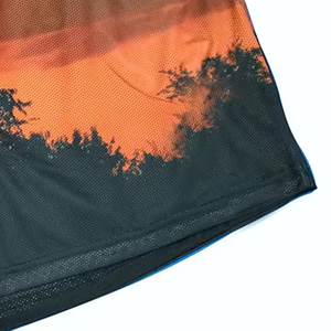 Shorts personnalisés avec logo du fabricant, sublimation, taille élastique, motif uni, style hip-hop, respirant, séchage rapide - Product Image 5