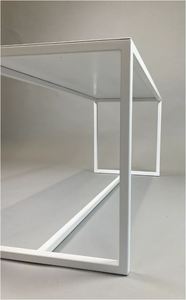 Wholesale customized steel iron coffee <b>table</b> for kitchen office home restaurant living room garden decoration made in india 2023 - Product Image 3