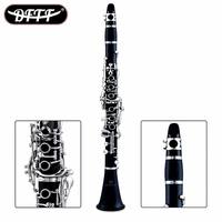 OEM&ODM Factory Wholesale German System 26 Key Bb Clarinet Woodwind Instrument Professional Clarinet for Orchestra Band