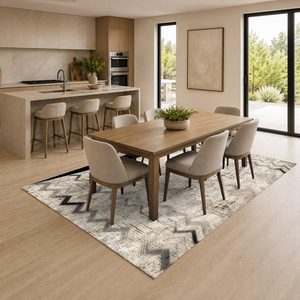 <b>RUGS</b> DEPOT LXDP-0573 Wholesale Multicolor Neutral Traditional Oriental Digital Printed Machine Washable <b>Chenille</b> <b>Rug</b> Non Slip - Product Image 4