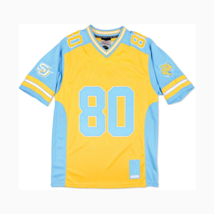 Transpirable Y2K Low MOQ Impresión de sublimación para hombres Camiseta Práctica Oversize Boxy Fit Tees Retro American Football Jersey - Product Image 2