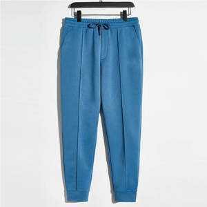 Conjunto Deportivo Personalizado para Hombre Otoño Invierno, 100% Algodón, Traje de Entrenamiento, Sudadera con Capucha y Pantalones con Patrón Sólido en Tallas Grandes para Adultos - Product Image 5