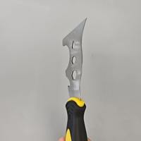 Couteau à enduire multifonctionnel en acier inoxydable industriel avec manche en plastique, lame de 0,5 mm d'épaisseur, manche de 11 cm, outil de peintre, grattoir