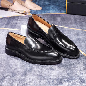 Chaussures Richelieu vintage en cuir ciré pour hommes, style brogue intégral à bout ailé, marron vieilli, pour tenue formelle ou décontractée - Product Image 5