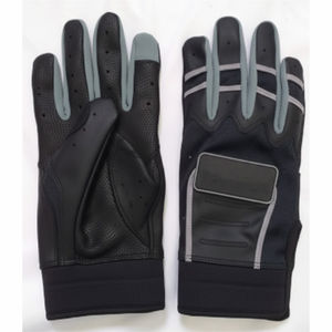 Gants de frappe de baseball professionnels de haute qualité pour adultes (cuir) - Respirants et durables par Kandari Sports - Product Image 6