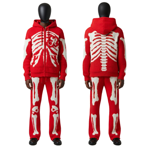 2026 MOQ bajo Casual Unisex invierno Sudadera con capucha y pantalones Material de chándales suaves con patrón sólido elástico chándal cálido - Product Image 1