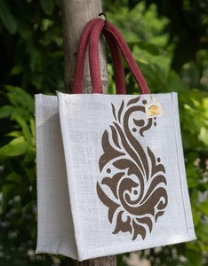 Natural Jute Burlap Canvas Tote <b>Bags</b> Wine Bottle Carry <b>Bags</b> Special <b>Bag</b> of <b>Indian</b> Manufacture Cost Effective - Product Image 3