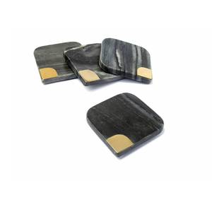 Posavasos de mármol hexagonal de alta calidad, Juego de 4 posavasos modernos para bebidas, juego de posavasos hexagonal para cafetería y mesa de cocina - Product Image 5