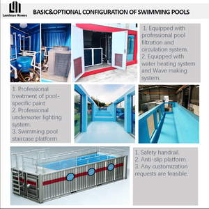 Container Marittimo in Acciaio da 20ft 40ft Popolare negli USA con Finestra in Vetro, Design Industriale, per Uso Commerciale, Durevole e Competitivo - Product Image 3