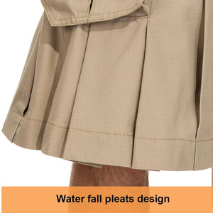 Utilisation en extérieur Bas quantité minimale de commande Hommes Coton Kilts Couleur Unie Hommes Coton Kilts Plus Size Hommes Coton Kilts - Product Image 6