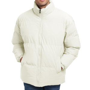 แจ็กเก็ตขนเป็ดผ้าฝ้ายหนาผู้ชายแบบมีซิปสำหรับฤดูหนาวแฟชั่นลำลองระบายอากาศได้ดีขนาดพิเศษ - Product Image 1