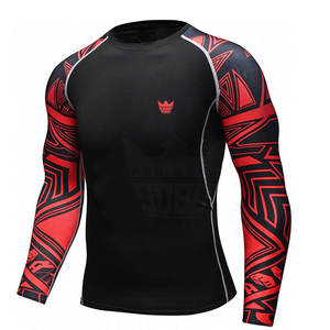 เสื้อรัดกล้ามเนื้อแขนยาวสำหรับผู้ชาย วัสดุดี ระบายอากาศได้ดี รุ่นปี 2024 สวมใส่สบาย ขายส่ง - Product Image 1