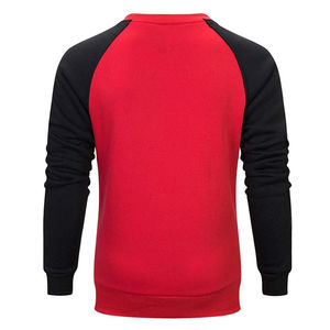 Sudadera con capucha y cuello redondo pesado de algodón de gran tamaño con cuello redondo, sudadera con bordado de logotipo personalizado, ropa de calle, sudadera de cuello redondo - Product Image 3