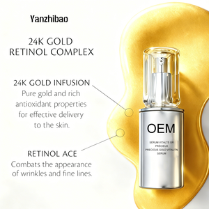 ओम त्वचा देखभाल उत्पाद सोने का सीरम एंटी-एजिंग, झुर्रियों को कम करता है, झुर्रियों को कम करता है - Product Image 3