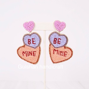 Pendientes de gota de moda Vintage tejidos a mano ecológicos inspirados en la naturaleza bordado en forma de flor personalizado para fiestas - Product Image 5