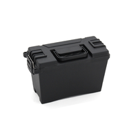 Boîte à munitions tactique compacte de taille 30 cal, étanche, boîte de rangement pour munitions, boîte à munitions en plastique, verte