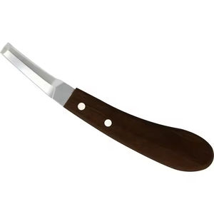Double <b>Edge</b> Hoof Knife with <b>Plastic</b> Handle Also Available in Wooden Handle Veterinary Hoof <b>Trimming</b> Knife for Animal Care Use - Product Image 2