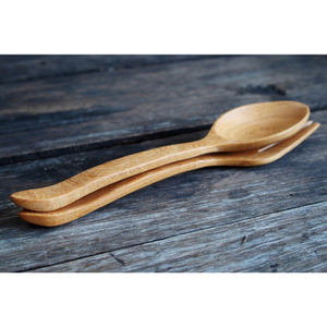 Wooden Cutlery Set With Natural Finished Set of 2 <b>Flatware</b> Perfect for Dining Restaurant Hotel Ware and Kitchenware Use - Product Image 5