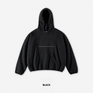 Sudadera con Capucha Estilo Kanye, Corte Recortado, Estampado Puff, para Hombre, Invierno, Sudadera con Capucha de Algodón, Ropa para Hombre, Sudaderas - Product Image 6