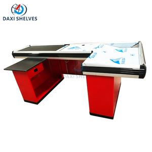 Comptoir de caisse Putaran, comptoir de caisse argenté, comptoir de caisse pour épicerie - Product Image 4