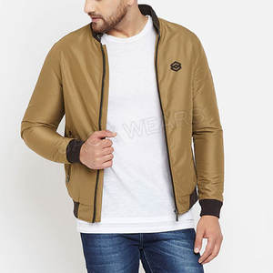 Chaqueta Bomber de Invierno para Hombre, Nueva, Moderna, con Cuello Alto, Venta Caliente, Diseño de Logotipo Personalizado, Duradera, de Alta Calidad - Product Image 1
