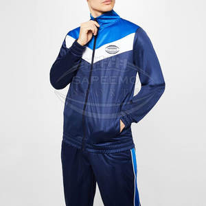 ชุดกีฬาฤดูหนาวสำหรับผู้ชาย คุณภาพพรีเมียม แห้งเร็ว ระบายอากาศได้ดี แบบเรียบ/ลายพิมพ์ น้ำหนักเบา ชุดฝึกซ้อม 100% โพลีเอสเตอร์ - Product Image 4