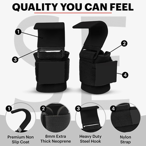 Hand Grip Support Wrist Straps <b>Weight</b> Lifting Hooks for Men and <b>Women</b> Custom <b>Weight</b> Lifting Hooks Heavy Duty Wrist Support Stra - Product Image 4