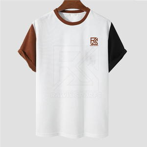 Logo personnalisé T-shirt pour homme Meilleur prix T-shirt pour homme Couleur personnalisée T-shirt pour homme Fabriqué au Pakistan - Product Image 1