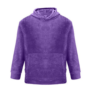 เสื้อฮู้ดขนสัตว์ฤดูหนาวแบบกำหนดเองสำหรับผู้ชาย เป็นมิตรกับสิ่งแวดล้อม กันลม มีกระเป๋าใบใหญ่สำหรับใส่สี - Product Image 1