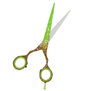 High Grade Salon Hair Cutting <b>Scissor</b> Zebra <b>Paper</b> Coted Beauty Parlor <b>Scissor</b> Made German Stainless Steel - Product Image 4
