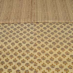 Handmade Plant Floral Print Cotton Double Bed Dohar for Home & Hotels (SHKR1018) - Product Image 3