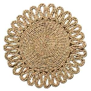 Napperons en jacinthe d'eau rustiques faits à la main Tapis de salle à manger - Product Image 4