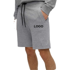 กางเกงขาสั้นผู้ชายเอวสูง ผ้าถัก ระบายอากาศ กันลม ผ้าฝ้าย มีซิปและกระเป๋า เหมาะสำหรับออกกำลังกาย - Product Image 2