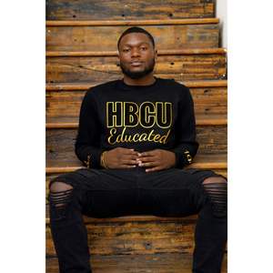 HBCU Alpha Chenille sudadera educada bordado letra griega ropa cuello redondo pulóver clásico polar algodón pesado - Product Image 1
