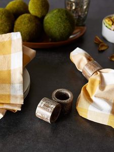 ชุดแหวนรองผ้าเช็ดปากทำจากไม้สีขาวสำหรับงานแต่งงานและโอกาสอื่นๆ - Product Image 5