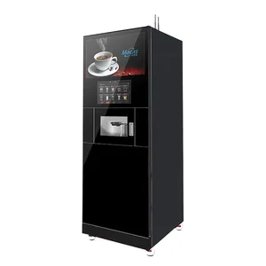 New Smart Robot Automatic Coffee and Tea Vending Machine Bean to Cup Service for Office Popular Service for Coffee Making