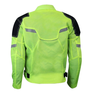 เสื้อแจ็กเก็ตมอเตอร์ไซซ์พิเศษสำหรับทุกเพศผ้าตาข่ายสะท้อนแสงและสิ่งทอระบายอากาศได้ดีเสื้อเกราะกันลมและซับในแบบถอดได้ - Product Image 5