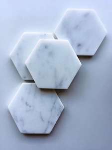 Sous-verres antidérapants en bois et résine époxy de marque Designer Direct Factory Fashion New Arrival Marble-style Sous-verres Tapis - Product Image 3