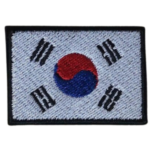 Badge tissé brodé sport nouveau Design fer sur patchs pour drapeaux Badges tissés de haute qualité personnalisés en gros - Product Image 4