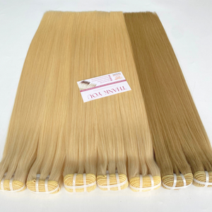 Extensiones de cabello Remy de alta calidad Super Double Drawn 100%, cabello humano vietnamita virgen de tacto suave de un donante - Product Image 3