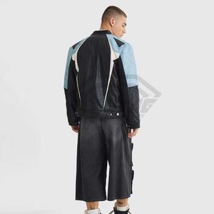 Vêtements de ville Service OEM/ODM Veste en cuir pour hommes de la meilleure qualité Veste en cuir pour hommes imperméable et de poids lourd - Product Image 4