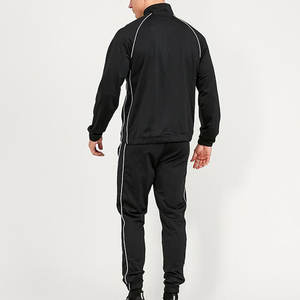 Ensemble sweat-shirt à capuche et pantalon large à jambes évasées en coton à fermeture éclair, surdimensionné, délavé à l'acide, avec logo personnalisé, unisexe - Product Image 2
