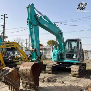 Excavatrice d'occasion Kobelco 125SR, marque japonaise d'origine, 12 tonnes, excavatrice moyenne à chenilles en caoutchouc, équipement - Product Image 5